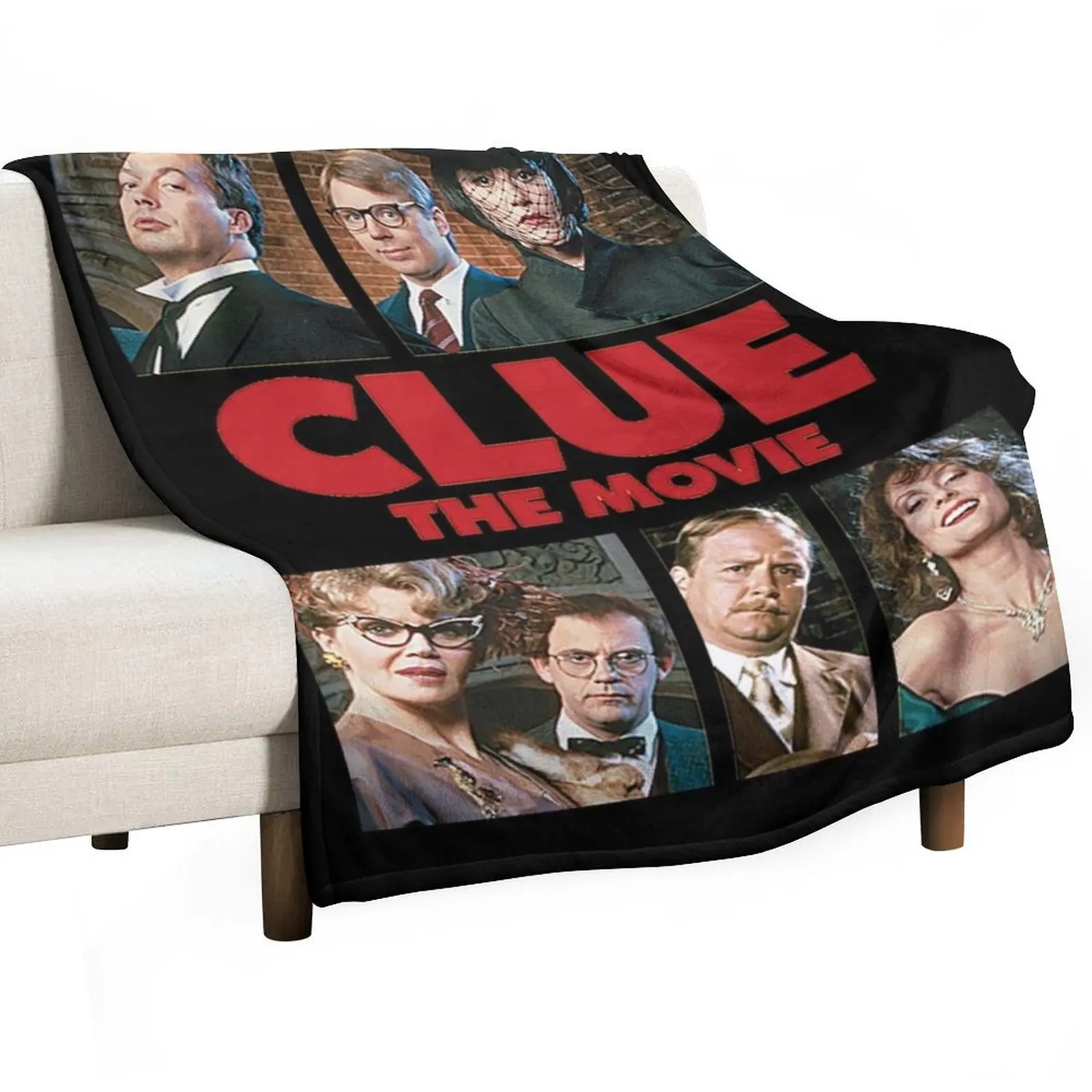 

clue movie Throw Blanket Sofa Throw warm winter Travel Hairys Blankets