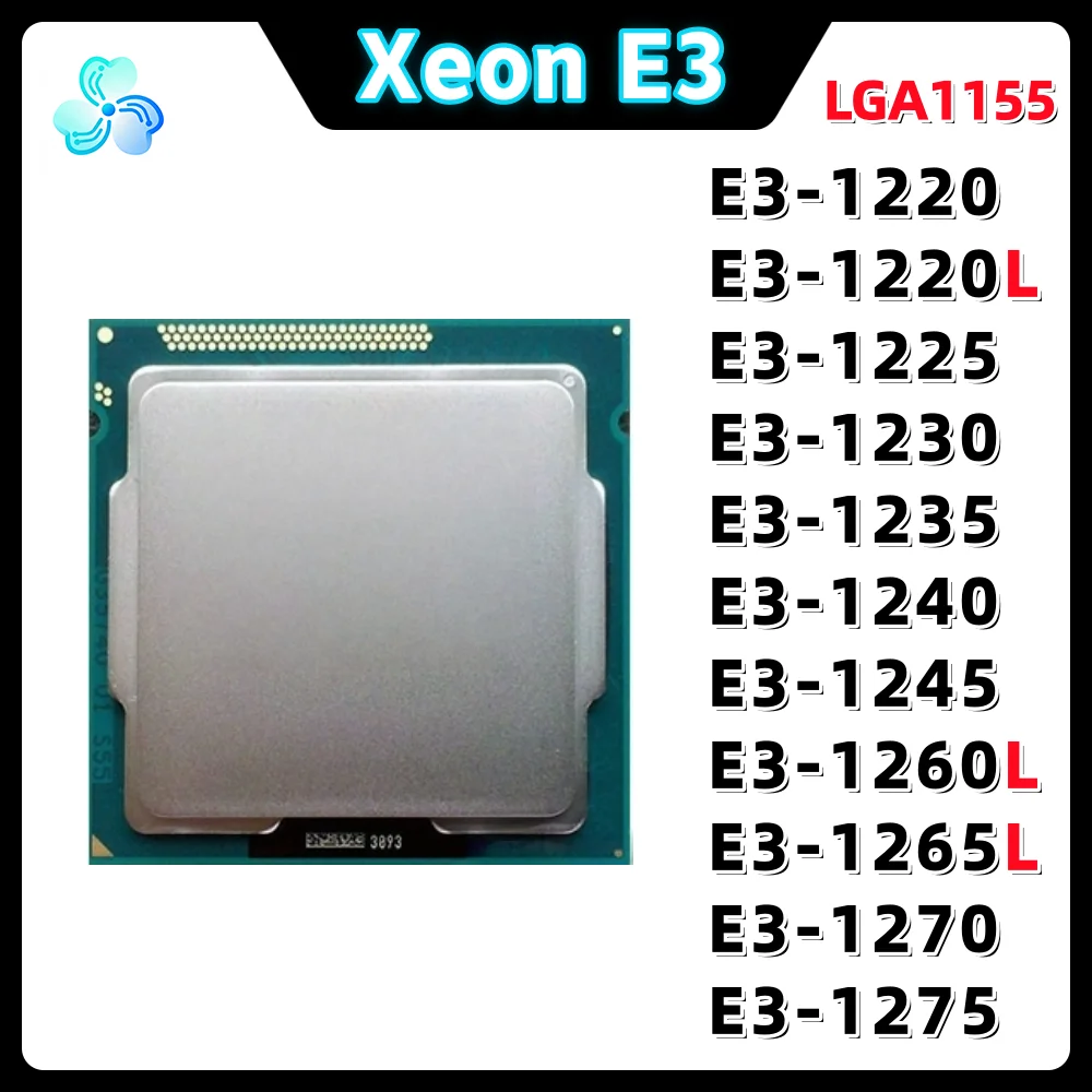 Xeon CPU E3-1220 E3-1220L E3-1225 E3-1230 E3-1235 E3-1240 E3-1245 E3-1260L E3-1265L E3-1270 E3-1275 LGA1155 Server-Prozessor