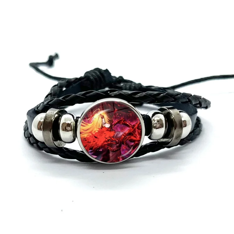 Game Limbus Company Lederarmbänder Anime Mehrschichtige geflochtene Armbänder Armreifen Handgefertigter Schmuck Geschenke – Detail 9