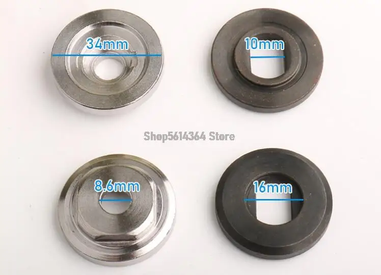 Angle Grinder Flange Nut, Fitting Part Inner Outer Lock Nuts for Makita 4100 Marble Cutting Machine 2pairs 