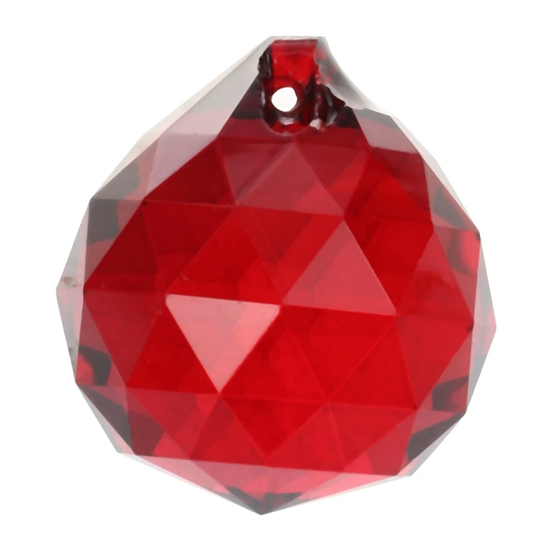 3X, 30Mm Red Crystal Ball Prisms