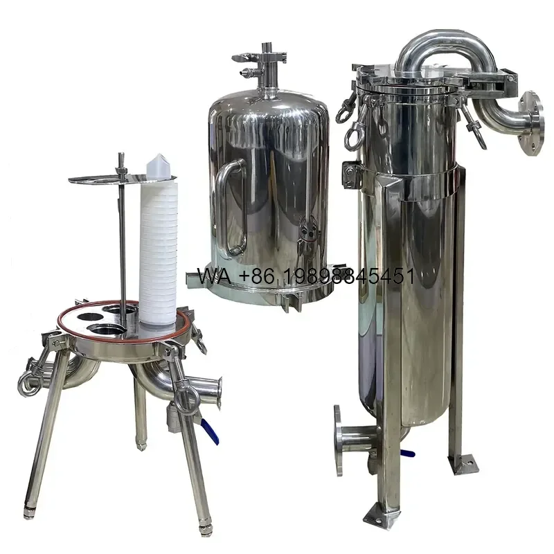 Wmwmnu Stainless Steel Multi Bag Filter Housing for Liquid Oil Wine Beer Honey Syrup Paint Filtration Industrial