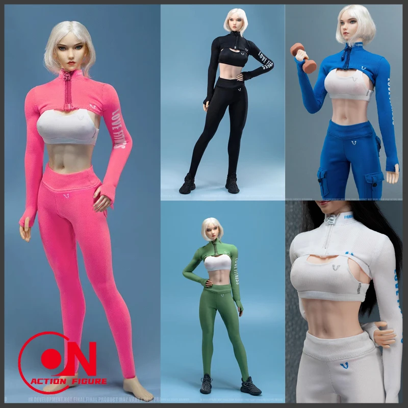 BOX STUDIO BOX-001 1/6 Female Sportswear Suit Yoga Sprots Clothes Model Fit 12'' TBL JO Worldbox Soldier Action Figure Body