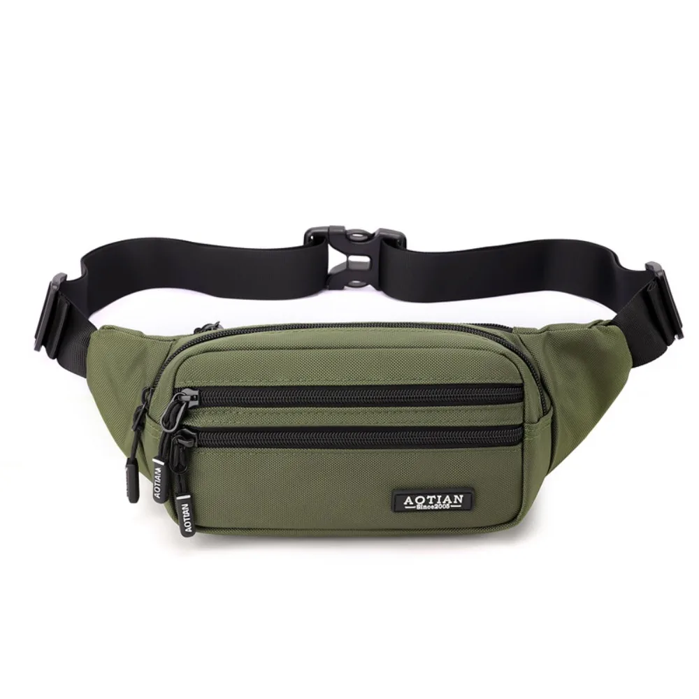 

Large Capacity Running Waist Bags Multi-function Wear-resistant Sports Phone Bag Lightweight Storage Men Chest Bag