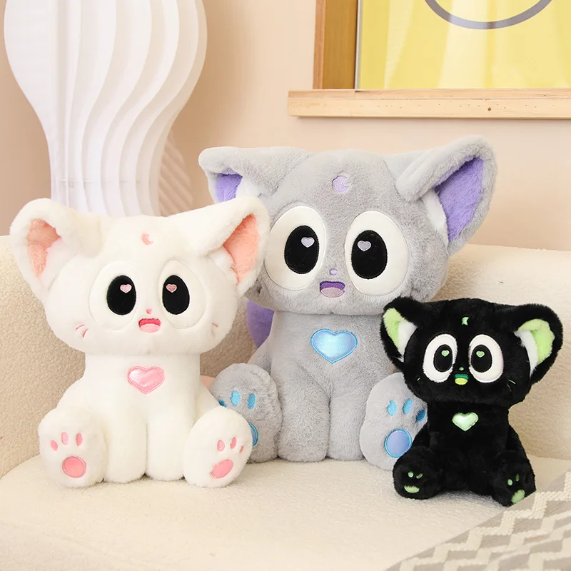 

New Cartoon Moonlight Cat Plush Toy Cute Stuffed Animals Meow Kitten Plushies Doll Anime Soft Kids Babys Toys for Girls Gifts