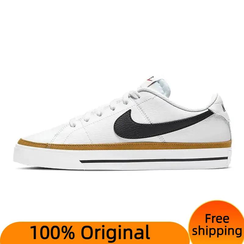 

Nike Court Legacy Skateboarding Women's Low-top White/Black Sneakers shoes CU4149-102 With Original Box