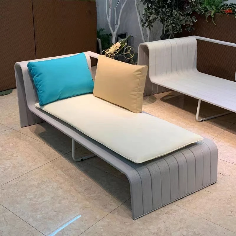 

Двойная уличная мебель, терраса, диван-кровать, садовый шезлонг с веревочным плетением