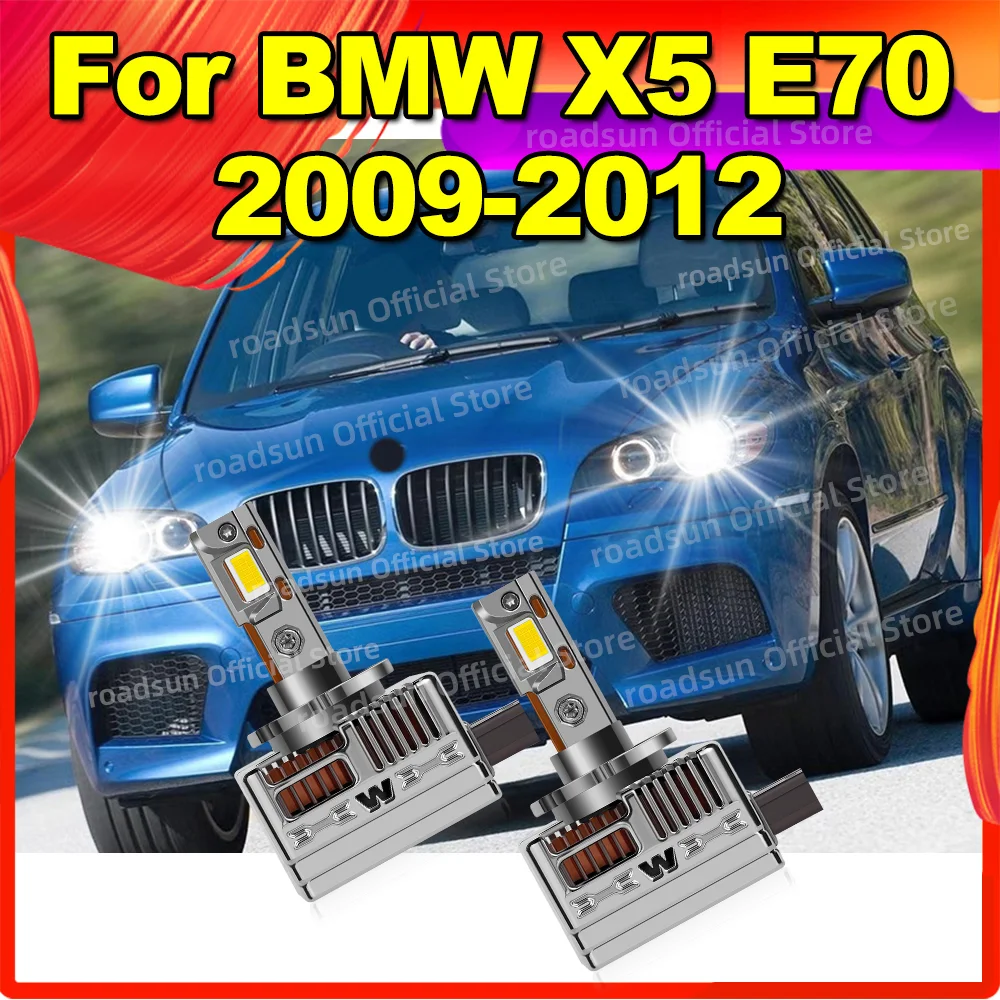 

Светодиодные фары, обновленные ксеноновые фары, турболампы Plug and Play для BMW X5 E70 2009 2010 2011 2012