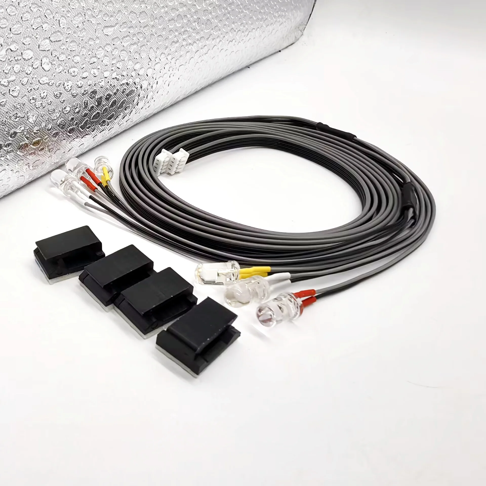 RC 1/14 1 Set 5MM Rücklicht mit Drahtlosem Lichtsteuerungssystem für Tamiya LKW Anhänger Kipper für Scania DIY-Teile – Detail 3