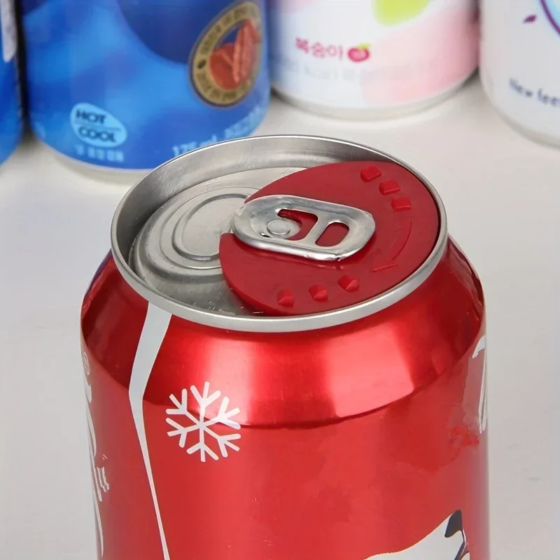 5 PCs Can Lid Can Sealer Beverage Can Cap Can Protector Barricade Soda Cap Sealer Plastic Beer Drink Lid Protector for Beer J