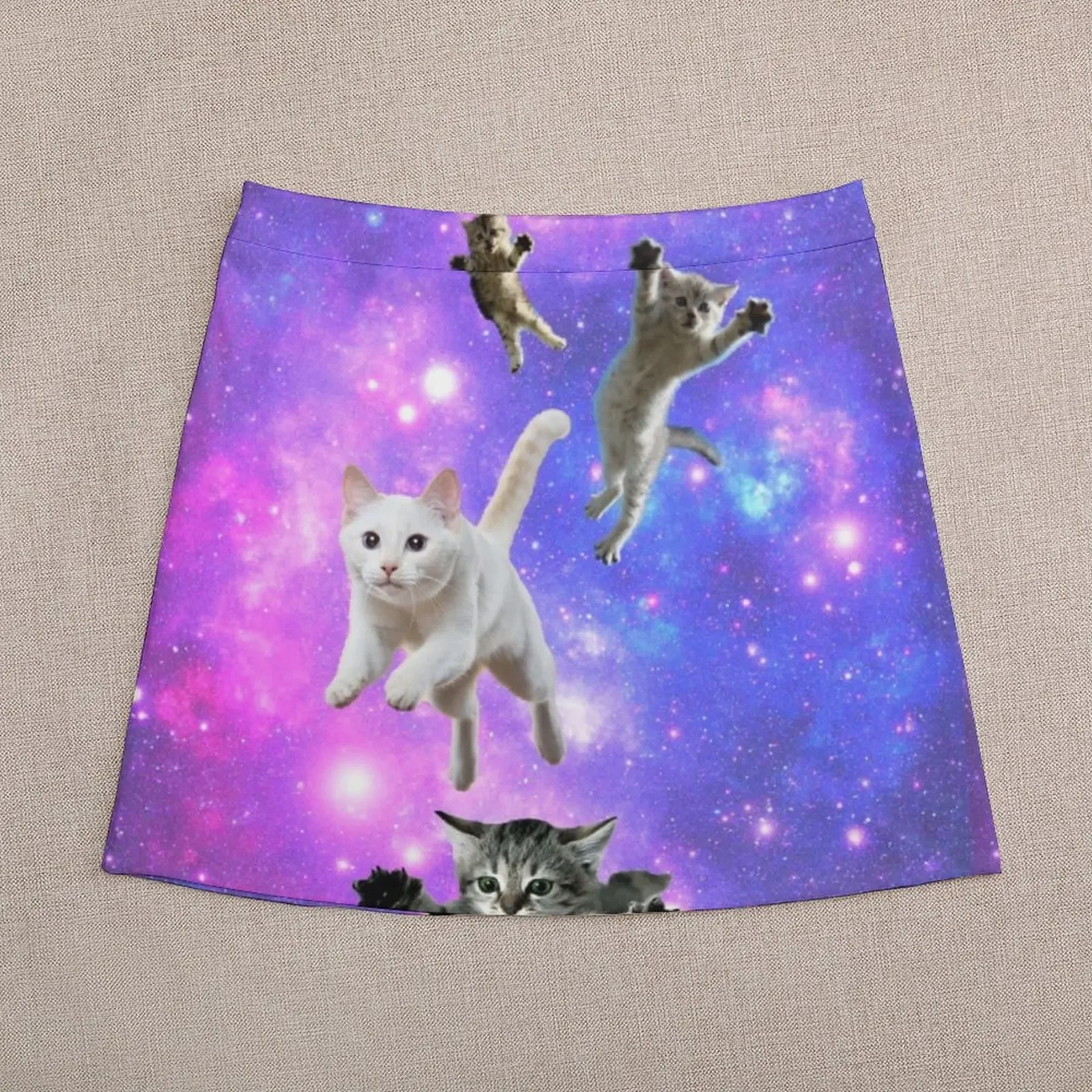 Kucing di Luar Angkasa! Rok Mini Rok midi untuk wanita klub malam wanita