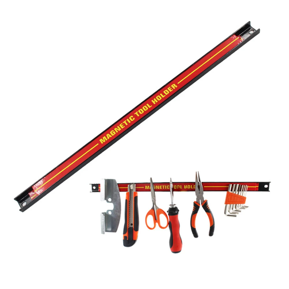 Magnetic Tool Holder Storage Organizer Heavy Duty Magnetic Tool Bar Metal Magnet Storage Tool Organizer for Workshop Garage Home