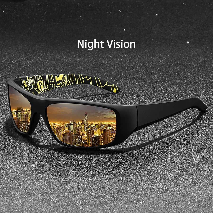 Modische Vintage-Muster Angeln Radfahren Sport-Sonnenbrille für Männer und Frauen Eyewear zum Laufen Bergsteigen Sport Herren Sonnenbrillen – Detail 10