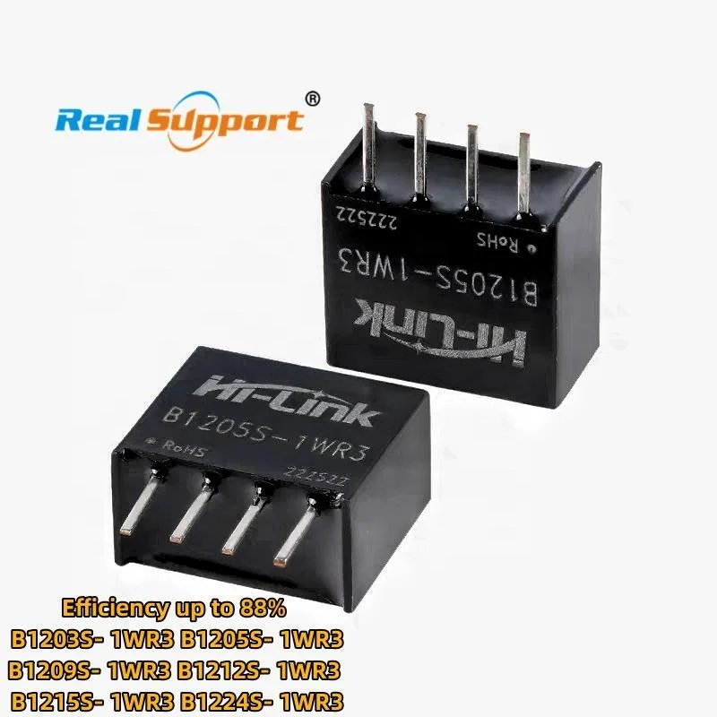 B1224S-1WR3 Isolated Micro Power Module DC- DC HLK-1D1224A 12V to 24V 42mA 1W instead of B1224S-1WR2