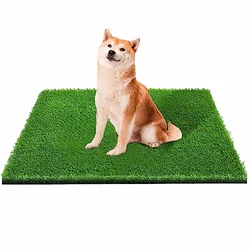 Dog Grass Large Patch Potty Artificial Dog Grass Bathroom Turf for Pet Training Washable Perfect Outdoor Portable Potty Pet Loo