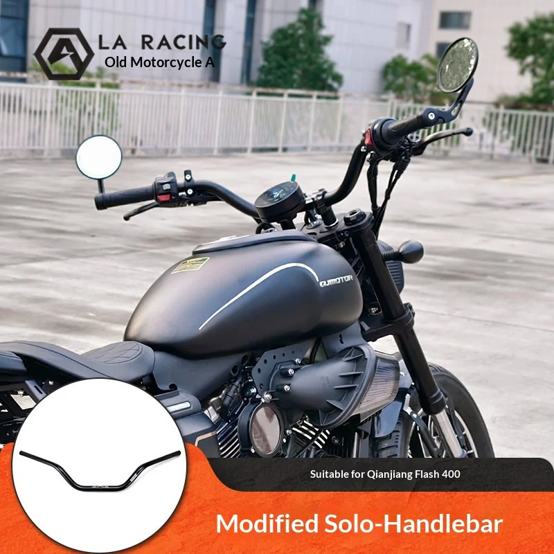 【Premium】For QJMOTOR Flash 400 modified aluminum alloy handlebars, comfortable grip direction, handlebar for non-destructive i