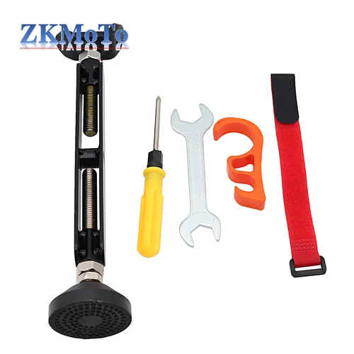 Imagen 2 del producto Soporte de elevación portátil para motocicleta, soporte lateral de emergencia para rueda trasera, para Honda, Yamaha, Kawasaki, KTM, Suzuki, Etc.