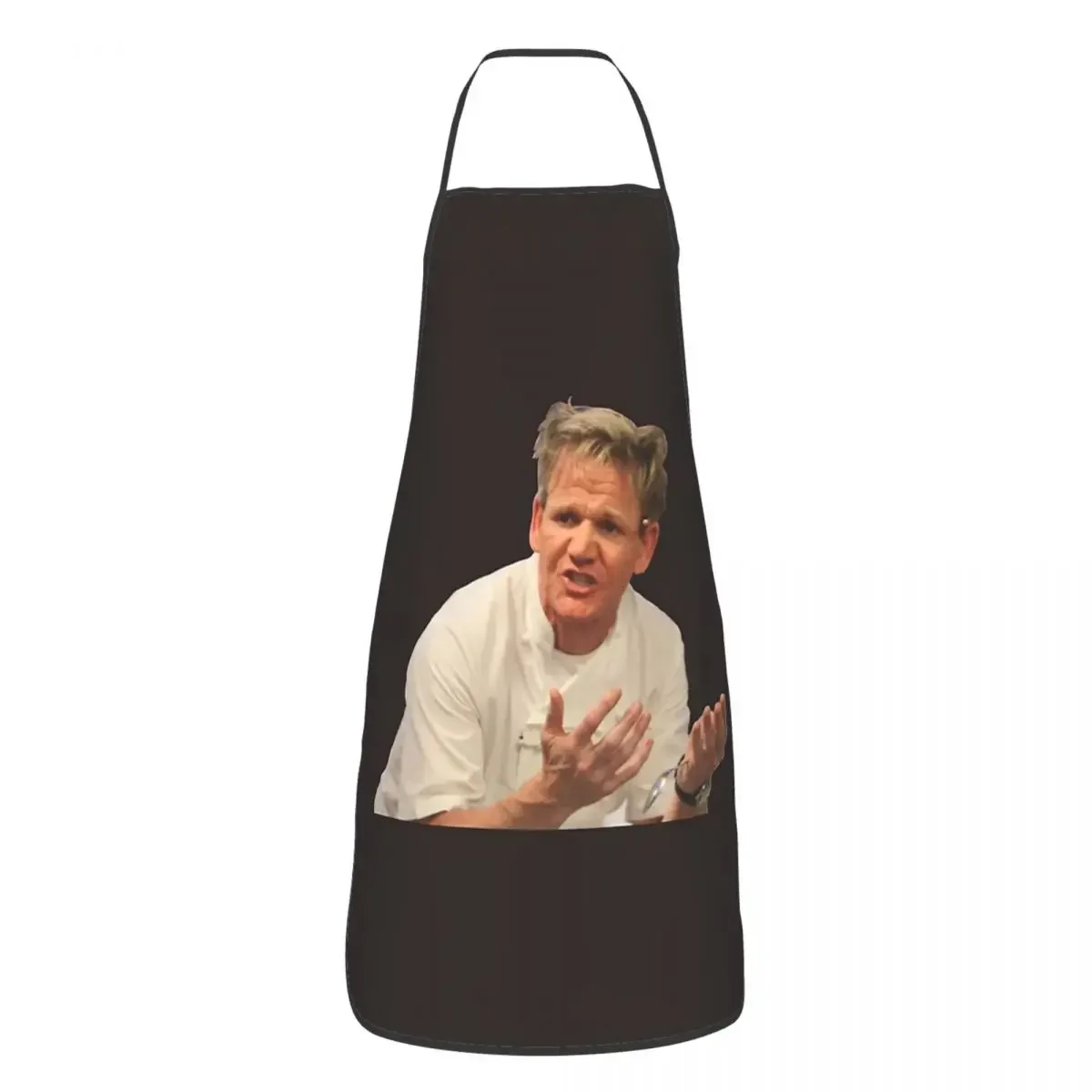 Gordon Ramsay Chef Shirt Chef Apron Chef Cooking Cuisine Tablier Sleeveless Bib Kitchen Cleaning Pinafore for Women Men Painting