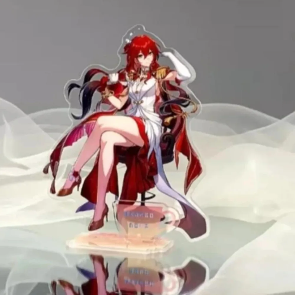 10cm Game Honkai：Star Rail Periphery Silver Wolf  Himeko Acrylic Standing Sign Gift Collection Models Props Decoration Crafts