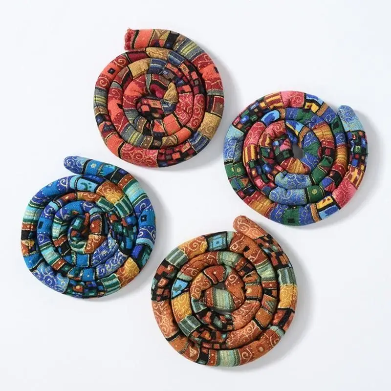 

652F Hair Scrunchies Thick Curly Hair Headdress Bendable Hair Tie Accessories