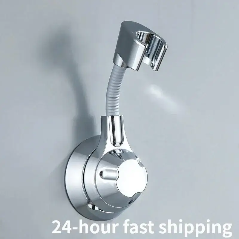 

Adjustable Shower Head Holder Suction Cup Shower Holder Nozzle Handheld Holder Punch-Free Multi Angle Rotation Shower Bracket