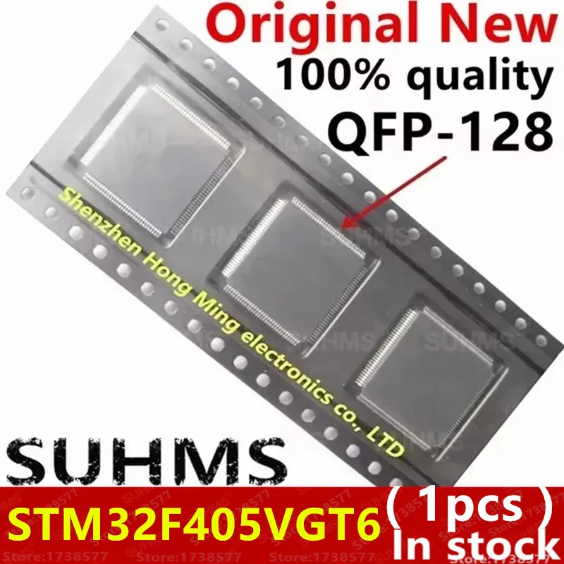 (1piece)100% New STM32F405VGT6 STM32F405 VGT6 QFP-100 Chipset