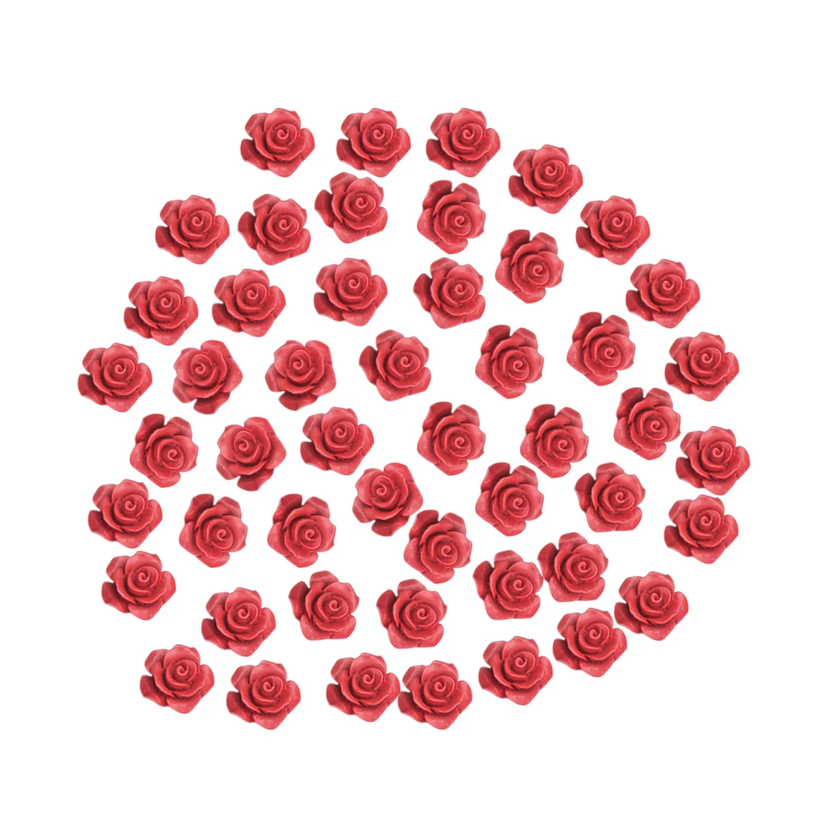 

50 шт., декор в виде розы, украшения для самостоятельного изготовления ювелирных изделий, 15 мм, цвет, материал премиум-класса, аксессуары для рукоделия ручной работы для платья, шляпа для волос