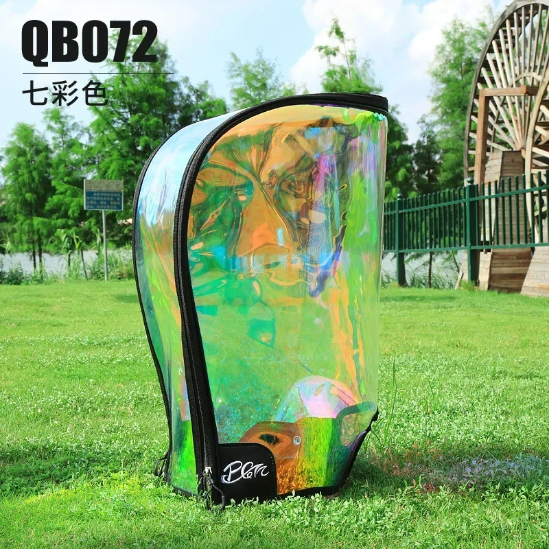 PGM Universal Golf Bag Cap Waterproof Dustproof Protect Hat Cover Adjustable Magic Stick  Colorful Transparent QB072