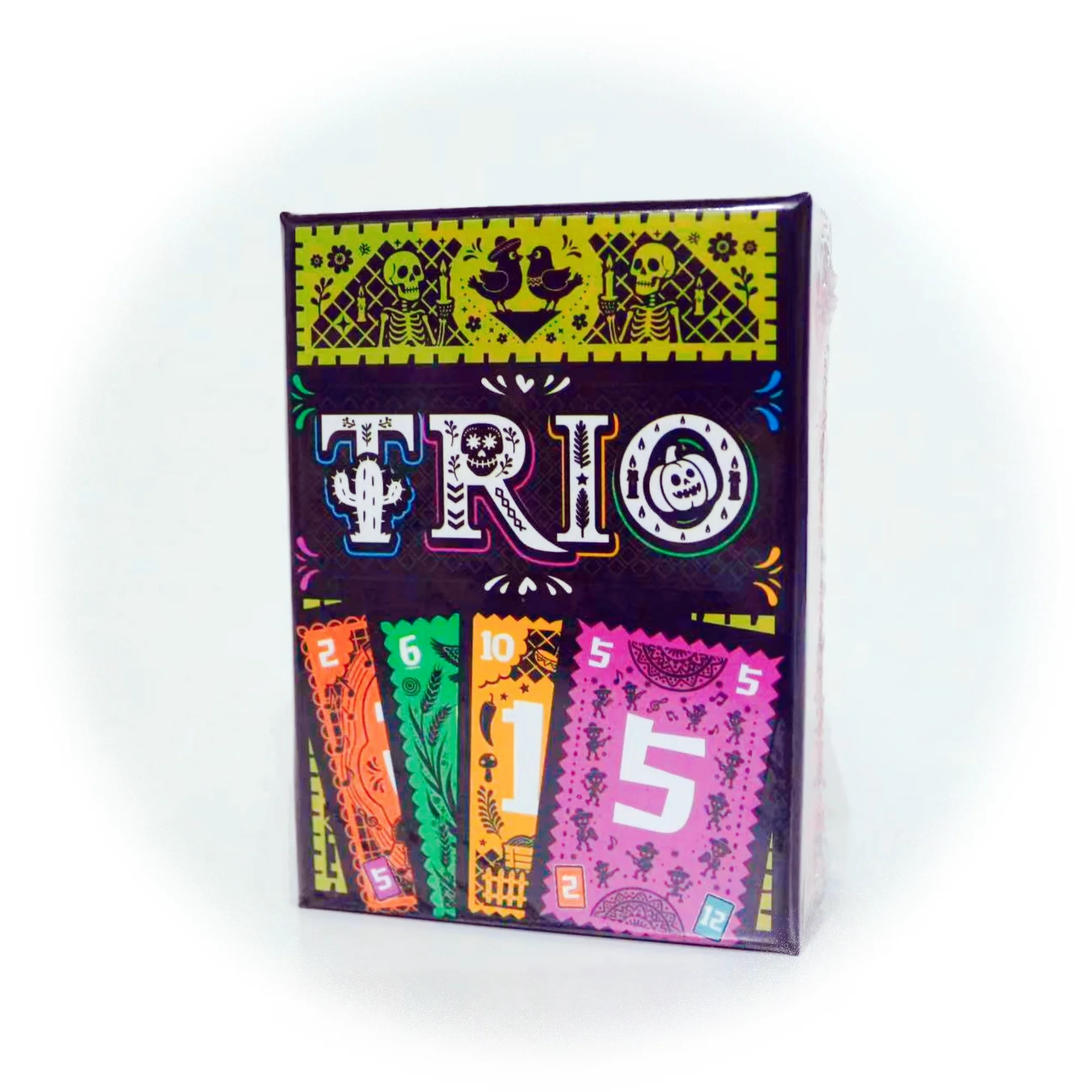 Trio, Gameon de cartes familiales, liste de recommandation 2024, jeu de l'année, 3 à 6 joueurs, parfait pour les jeux de fête
