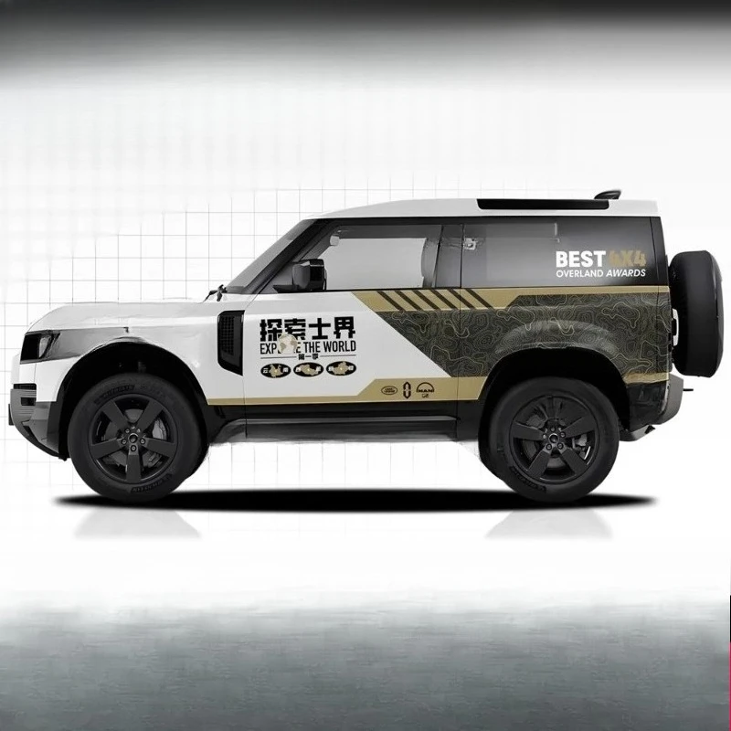 

Car Vinyl sticker FOR New Land Rover Defender 90 110 130 body decoration sporty fashionable Decal modified accessories