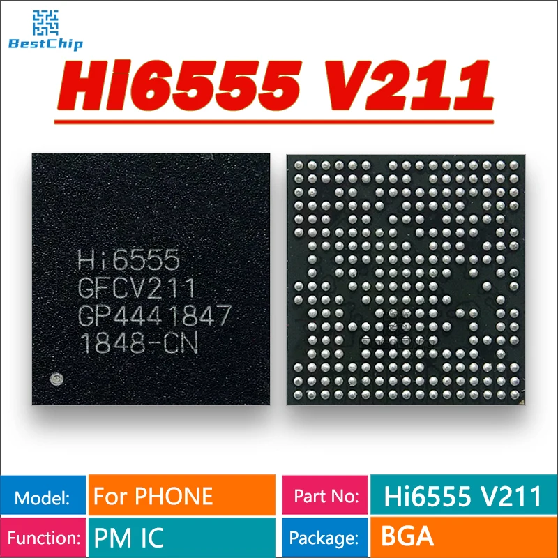 New Original HI6555GFCV211 HI6555 GFCV211 V211 Power management ic For Huawei Nova3 nova3i Honor 20 8X 9S Play 3 4T PM chip