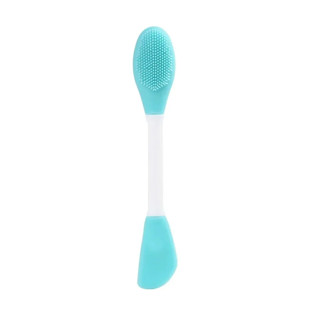 Beauty Silicone Facial Mask Brushes Double Head Exfoliating Facial Massage Brush Facial Clean Brush