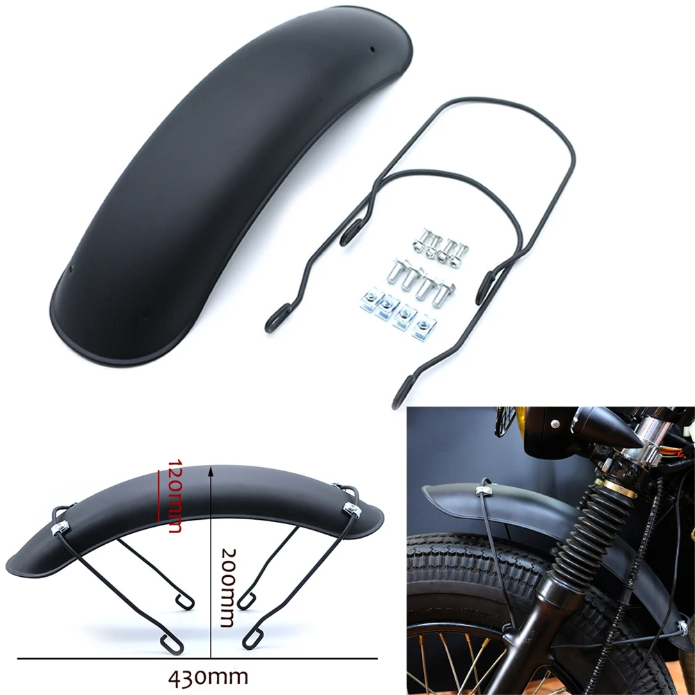 

Motorcycle Universal Front Fender Mudguard Cover Protective Protector For Harley Fat Bob Bobber Honda Cafe Racer Chopper Yamaha
