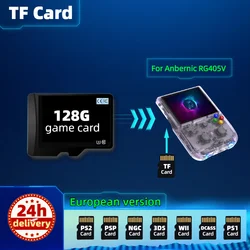 TF Game Card For Anbernic RG405V Memory Classic Retro Games EU Version PS2 PSP PS1 Box Portable Console Handheld 128G RG405M