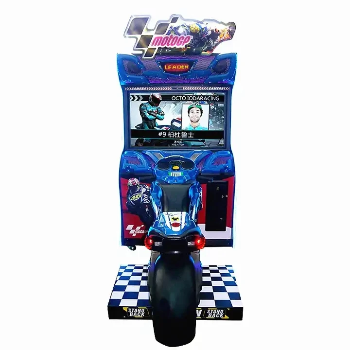 Moto GP Arcade Racing Game Machine, Motorcycle Simulator, Gaming Cabinet for Home and Arcade Use