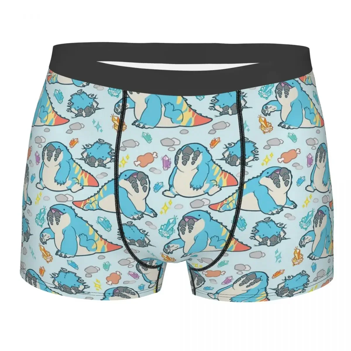 

Dodogama Party Pattern Monster Hunter Game Трусы Дышащие трусы Мужское нижнее белье Сексуальные шорты Трусы-боксеры
