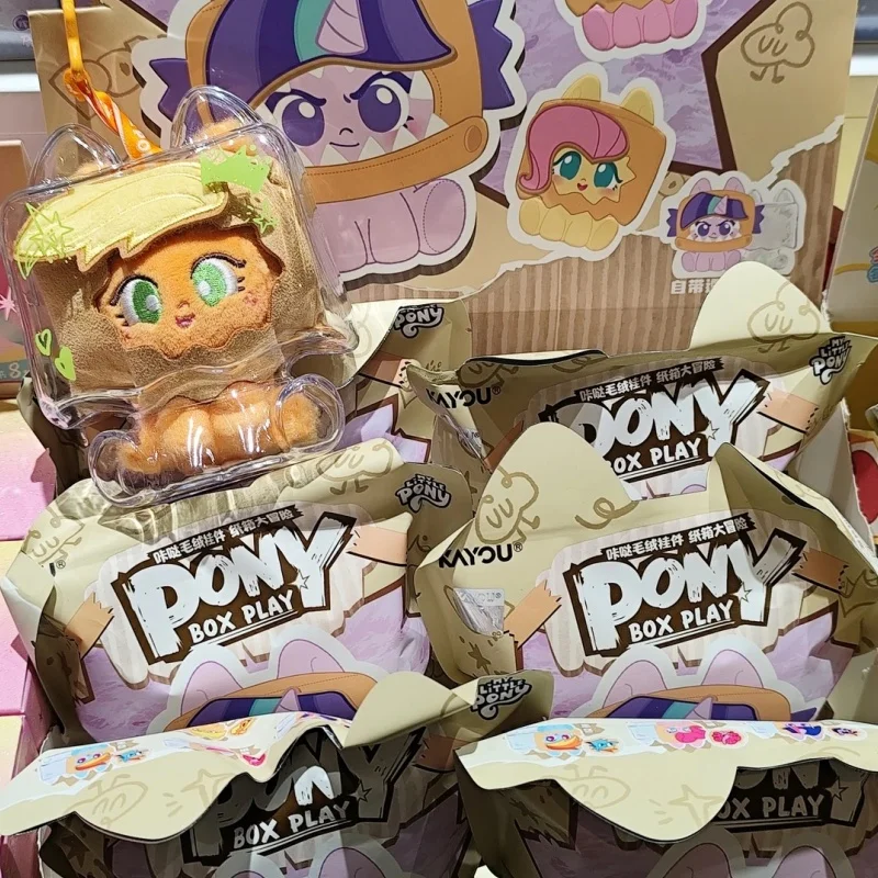 

New Stock Genuine Kayou My Little Pony Kada Mini Figure Vol.2 Box Play Series Plush Blind Box Desktop Decoration Birthday Gifts