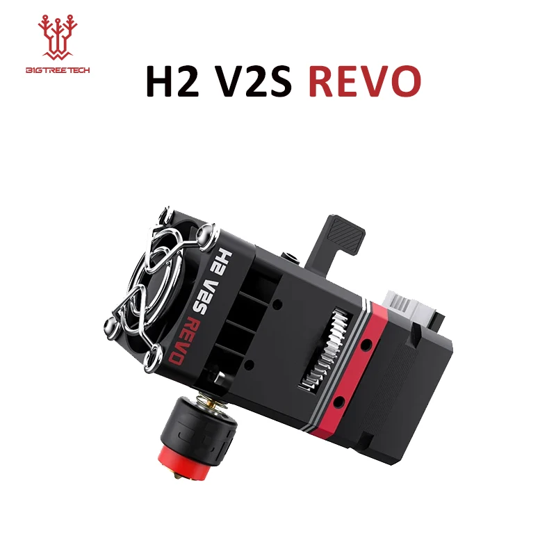 BIQU E3D H2 V2S REVO 3D Extruder 24V Dual Gear Revo Brass Nozzle Heater Core Max 300°C Light for Ender 3 BX Voron V0 3D Printer