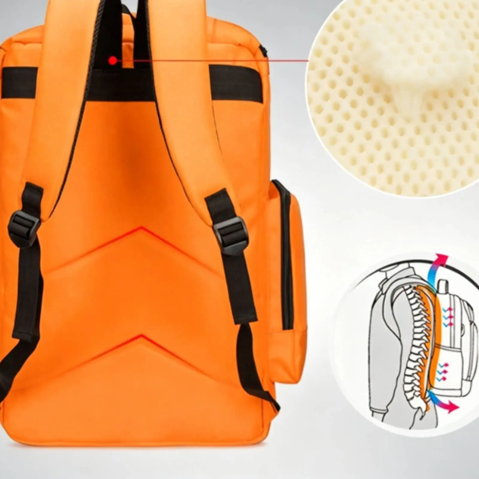 Oxford Waterproof Storage Pack Professional Tool Holder Backpack for Housekeeping Cleaners and Work Sites