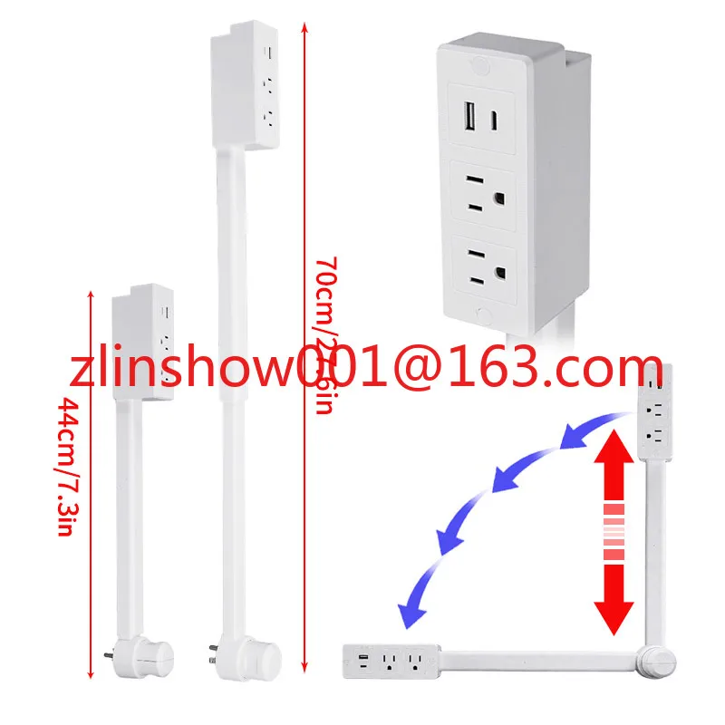 

Access Hard-to-Reach Outlets Power Socket Expander