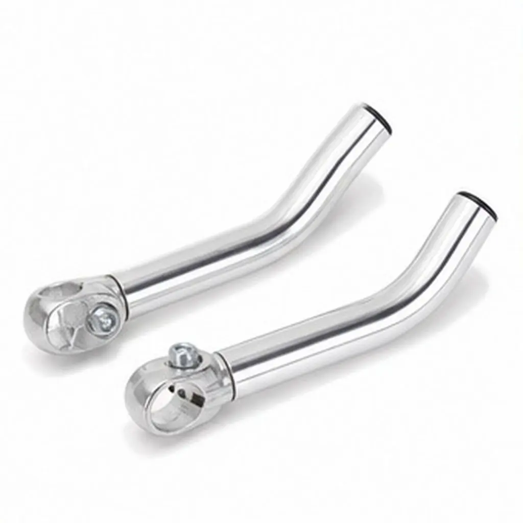 1Pair Bike Grip Bar End Auxiliary Handle For Bike Touring Shofar Ergonomic Handlebar Grips Adjustable Aluminum