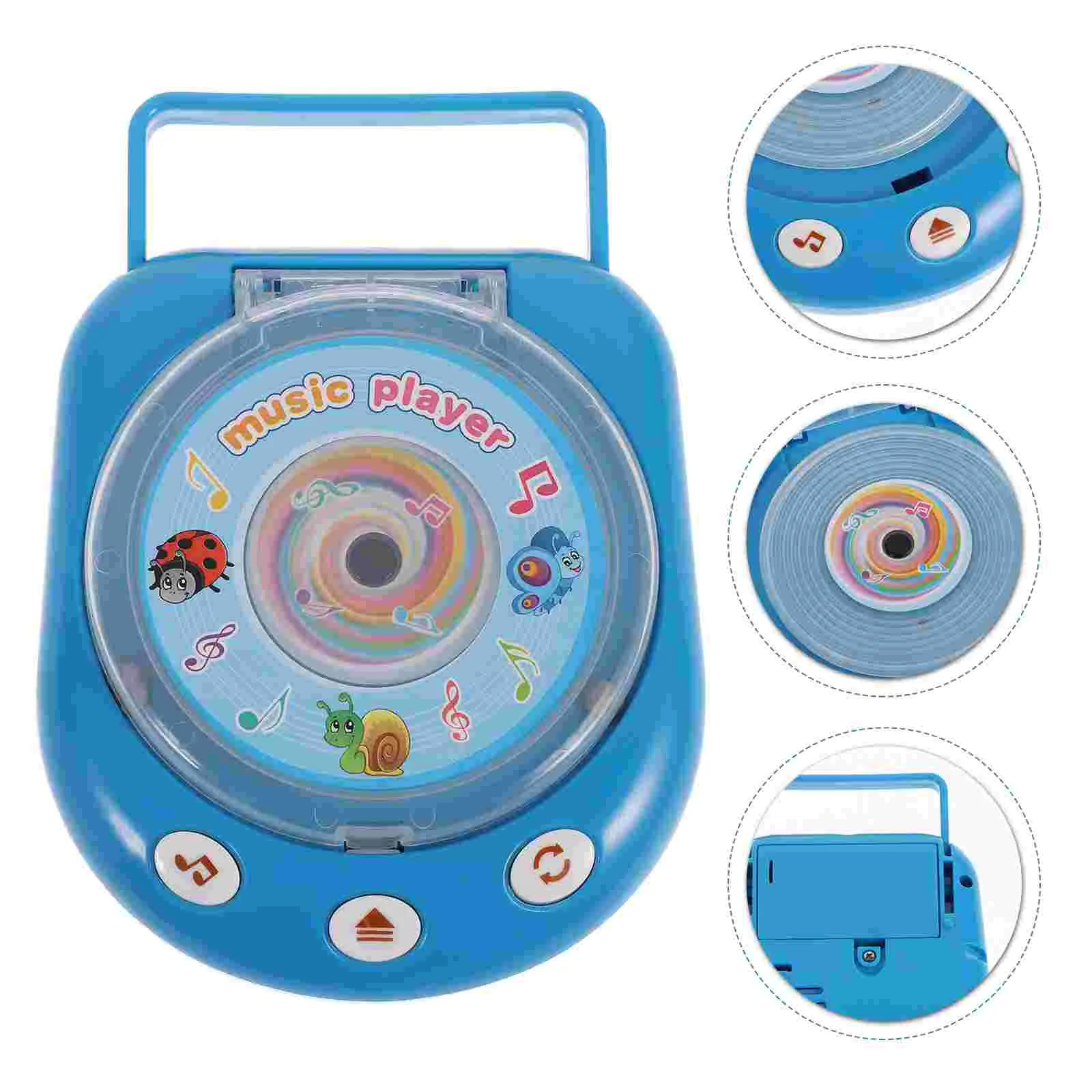 Adorable CD Player Plaything Home Toy Emulation Childrens Toys Creative Luminous