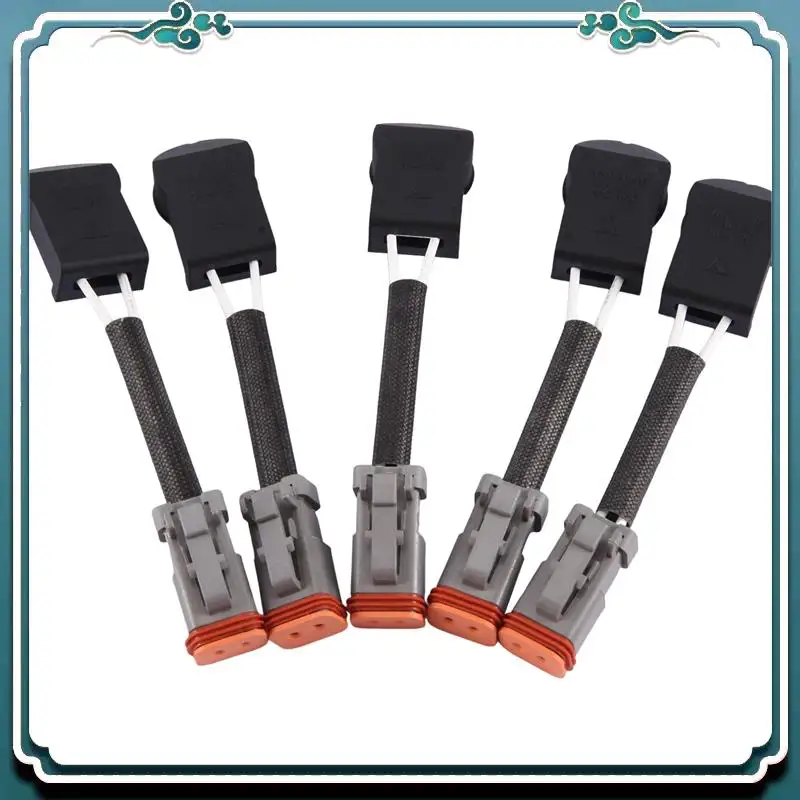 

ABTU-5Pcs Common Rail Injector Plug Cable Connector 455-73803682 For Cumminss ISM11 QSM11 Engine M11 Diesel