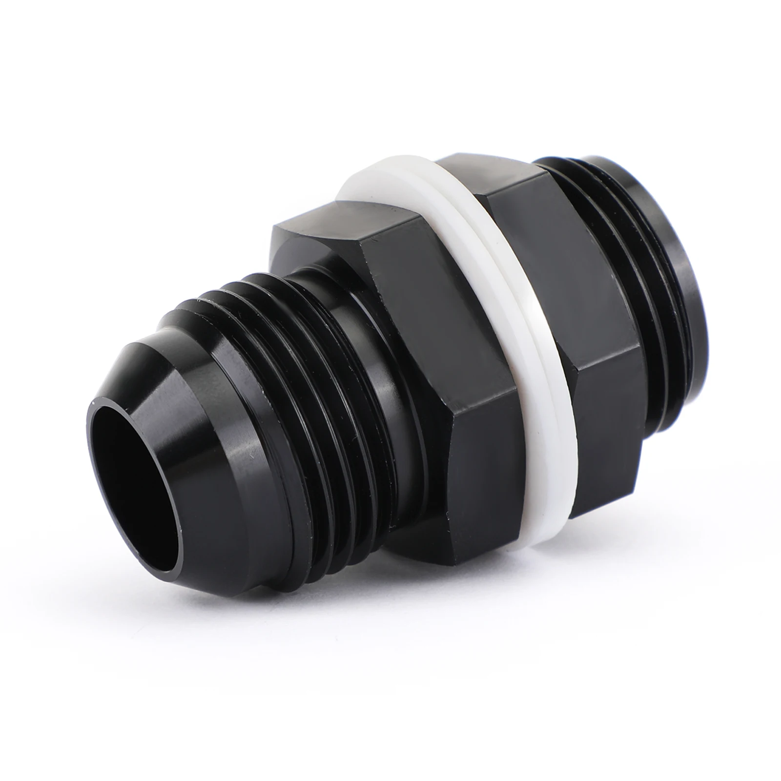 

Artudatech AN6 AN8 AN10 AN12 Flare Fuel Cell Bulkhead Fitting With Washer Black Auto Parts