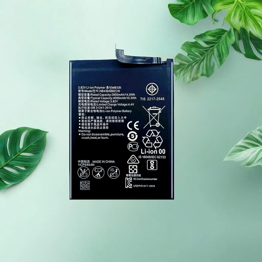 

Аккумулятор 3900 4000 мАч для мобильного телефона Huawei Mate 10 20 Mate10 Pro P20 Honor View V20 HB436486ECW