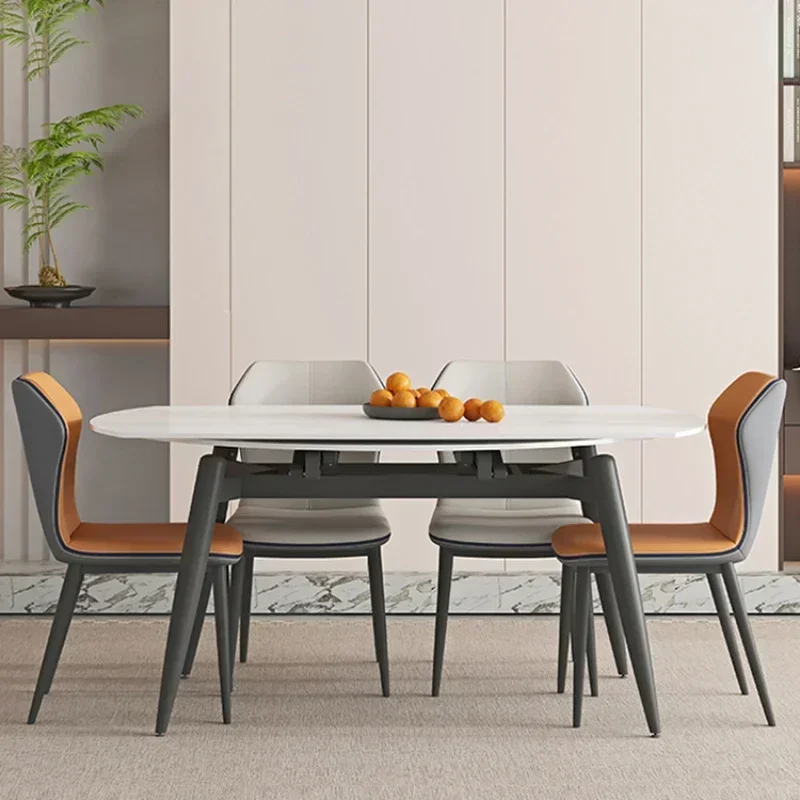 

Роскошный раскладной дизайнерский обеденный стол для кафе, элегантный круглый многофункциональный стол для дома и приемных зон, мебель Bwrdd