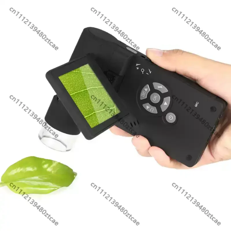 500X HD Handheld Industrial Digital Electronic Microscope 3‑Inch Screen USB Portable Magnifier For PCB Inspection Photo Video