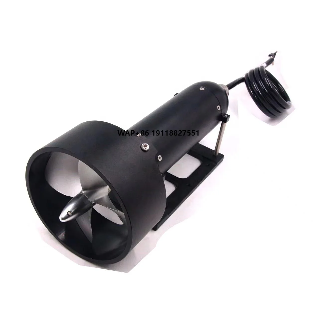 50V 1900W Brushless Underwater Thruster Motor  30kg Thrust IP68 Waterproof Built-in 80A ESC + 5V BEC for Kayak/unmanned Boat