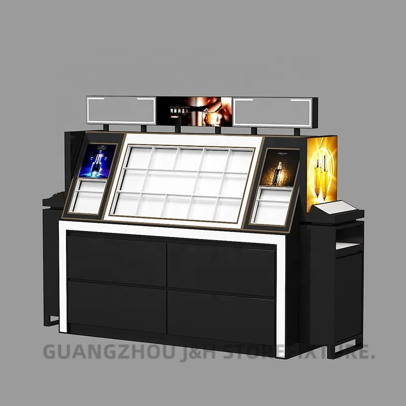 customized.Beauty makeup display stands Beauty salon cosmetics shelf custom display cabinet  skin care product retail shop