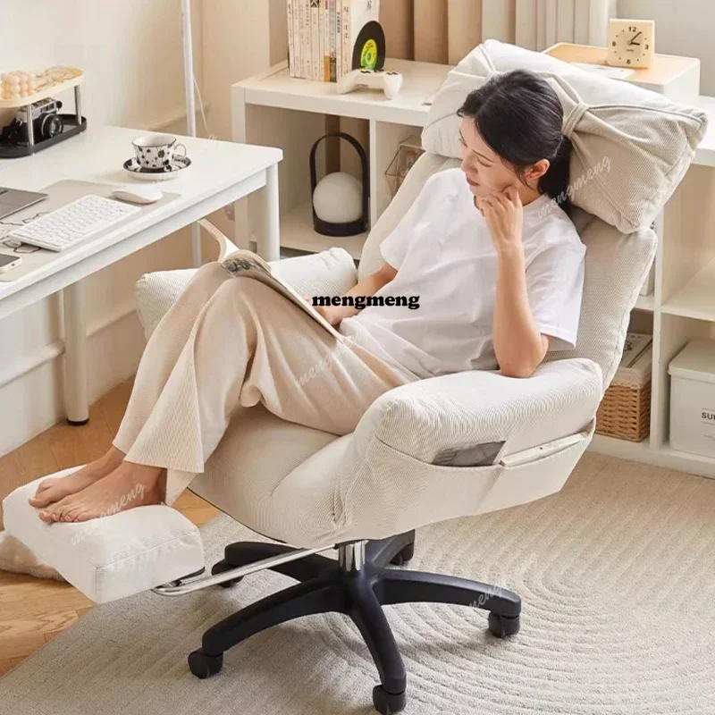 K182Designer Elegant Computer Chair Cute Girls Comfortable Swivel Gaming Chairs Recliner Playseat Sillas Para Escritorio Furnitu